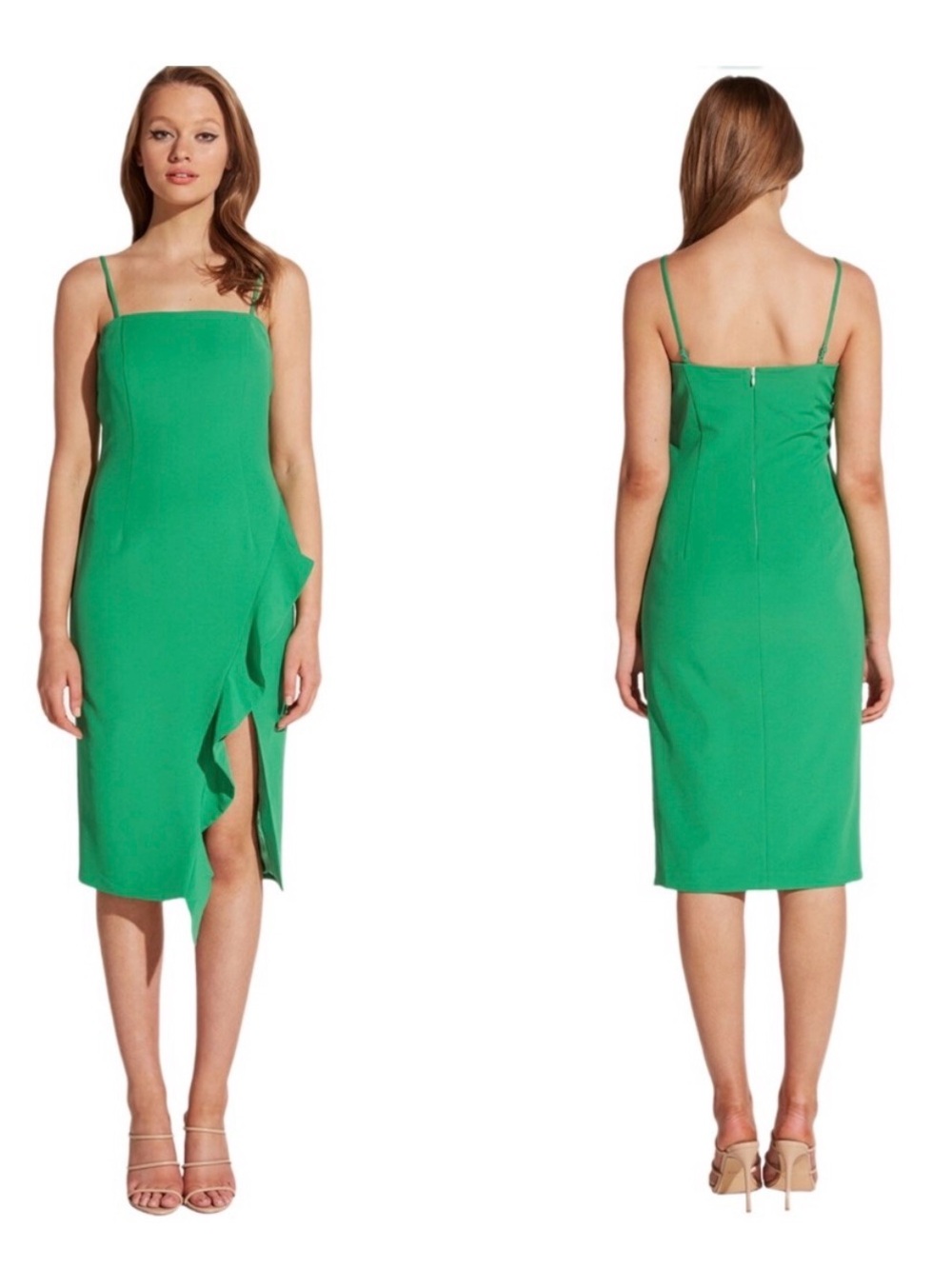 Bardot Carmelle Ruffle Midi Dress